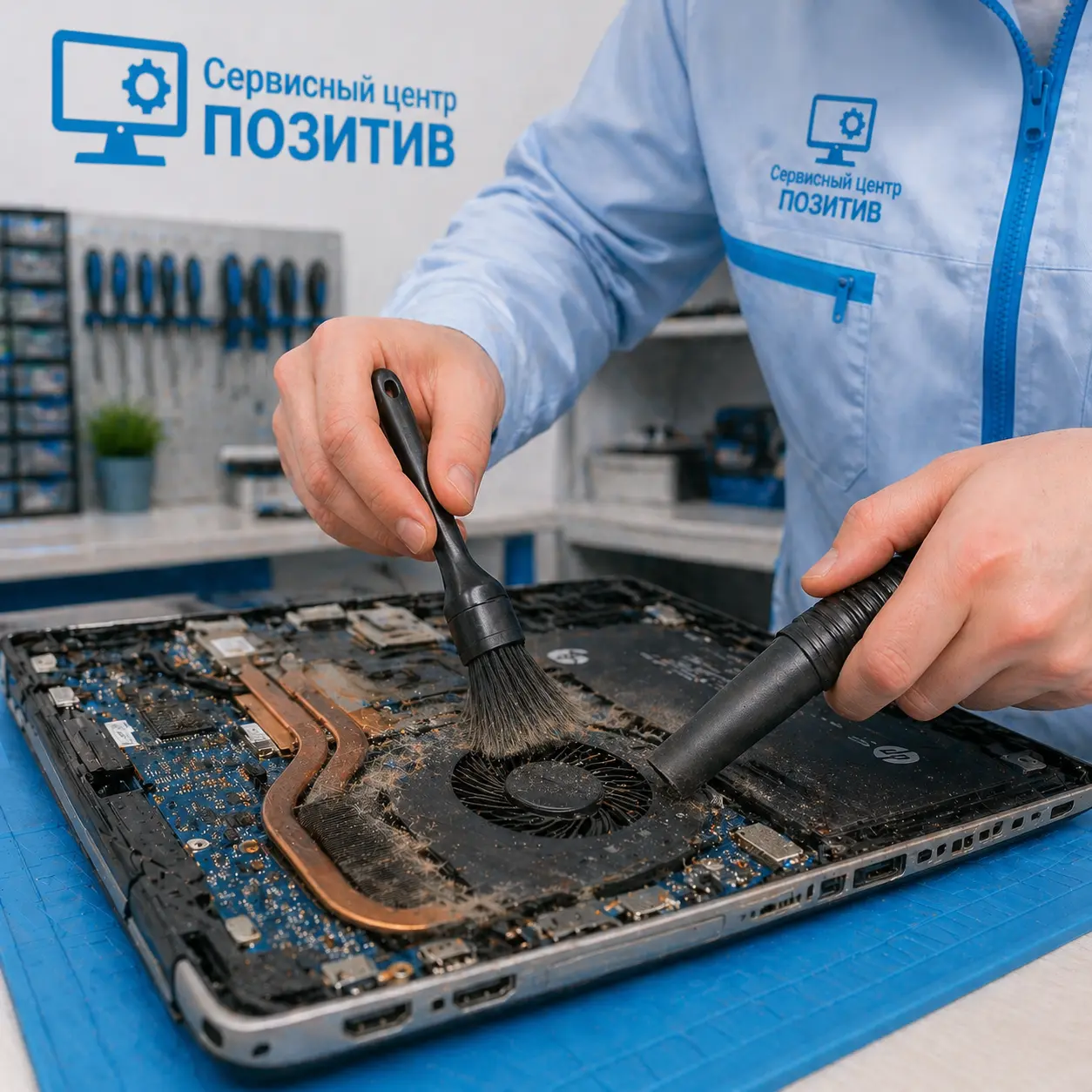 чистка ноутбука HP в Воткинске
