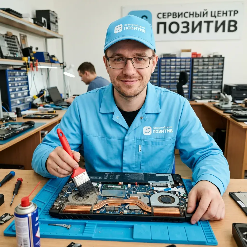 Чистка ноутбука от пыли в Воткинске | Замена термопасты