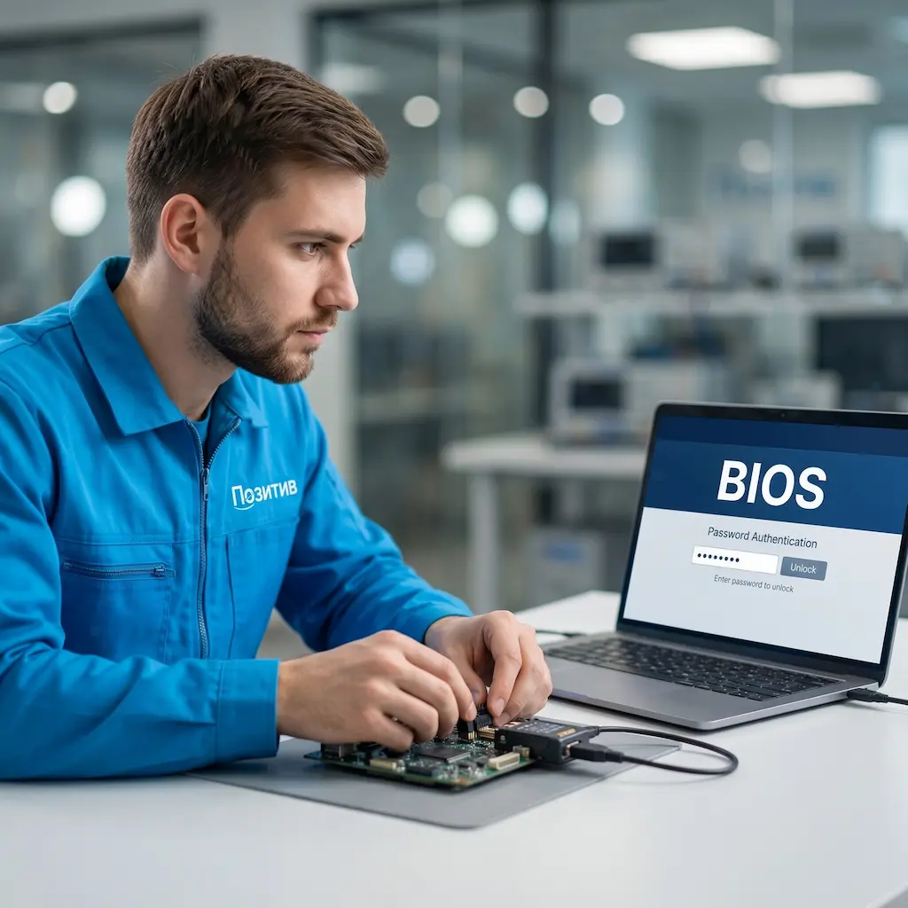 Снятие пароля BIOS ноутбука в Воткинске