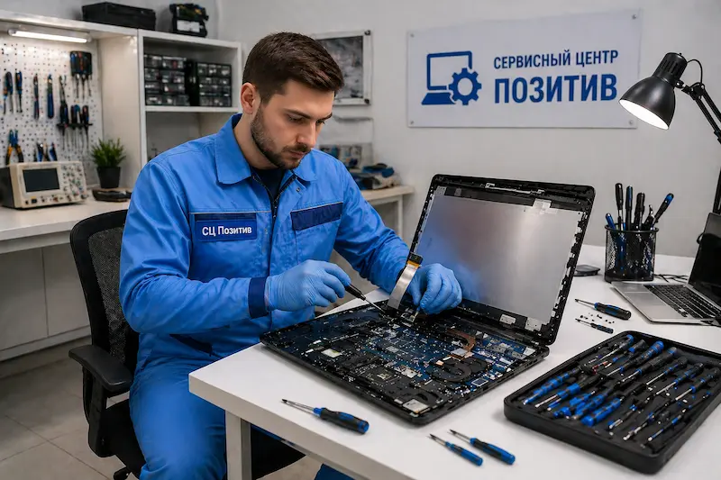 Замена шлейфа матрицы ноутбука в Воткинске