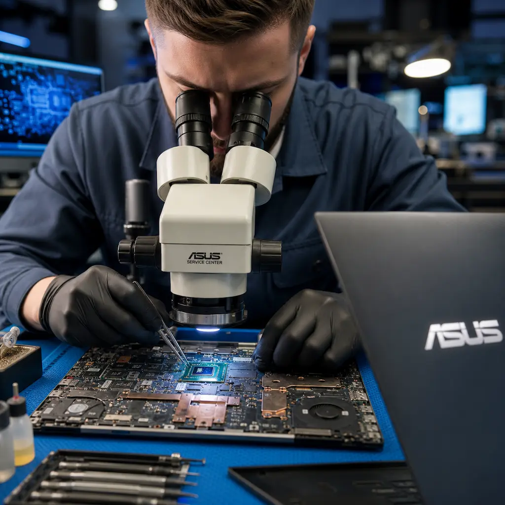Замена видеокарты ноутбука Asus в Воткинске