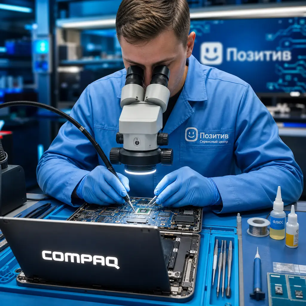Замена видеокарты ноутбука Compaq в Воткинске