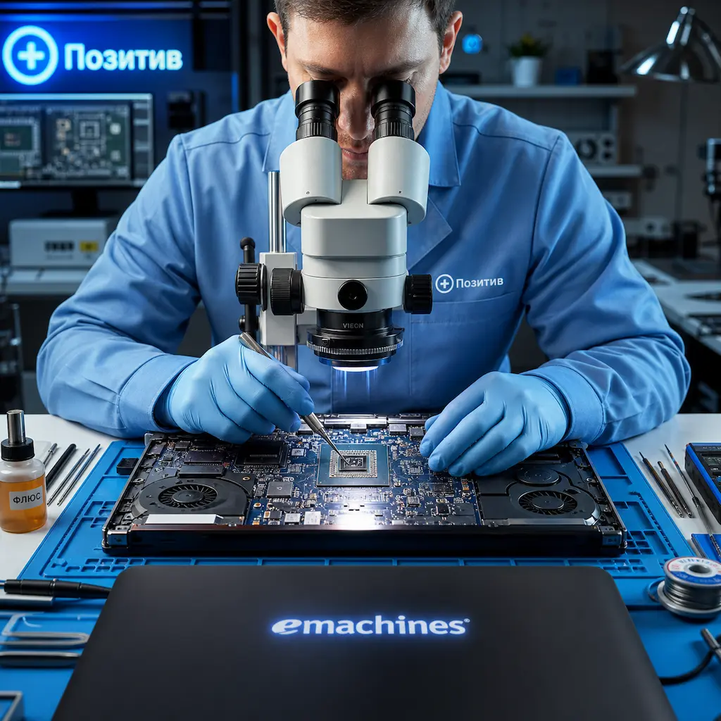 Замена видеокарты ноутбука Emachines в Воткинске