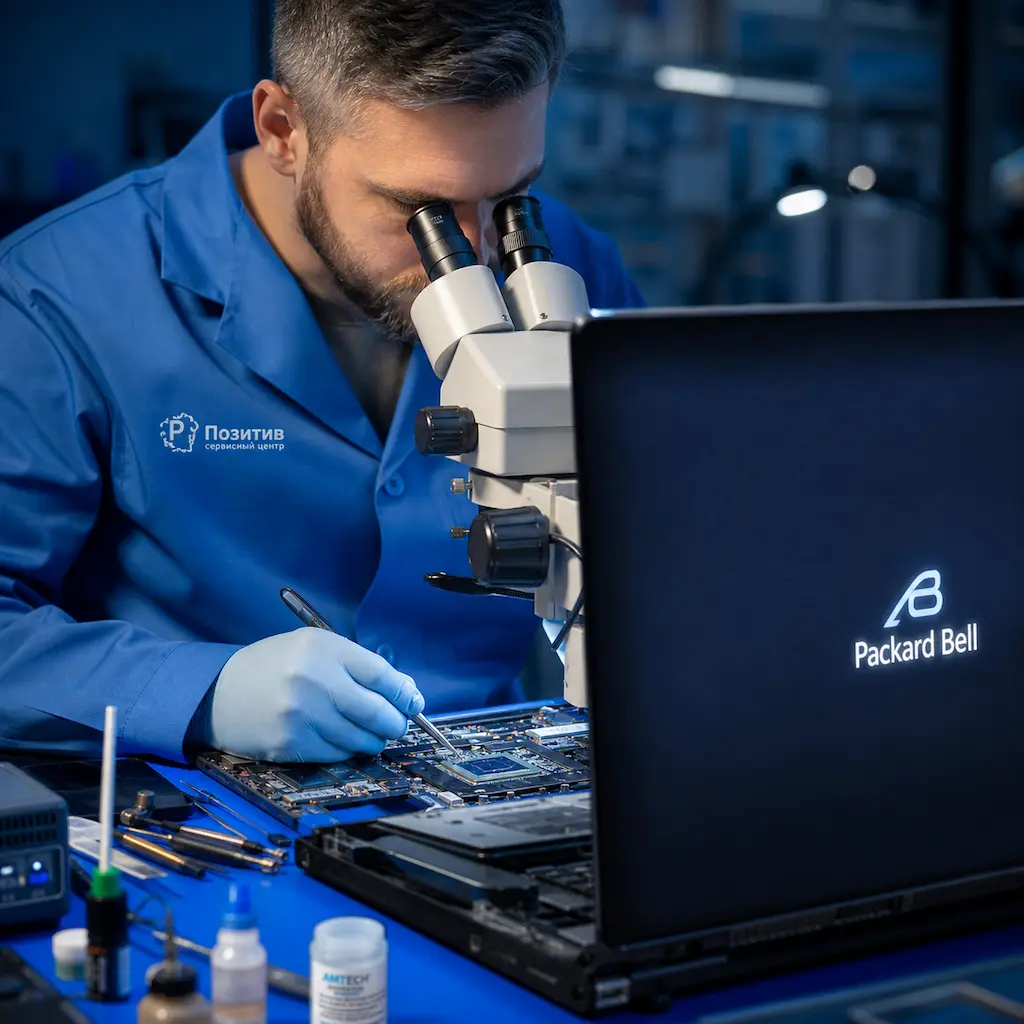 Замена видеокарты ноутбука Packard Bell в Воткинске