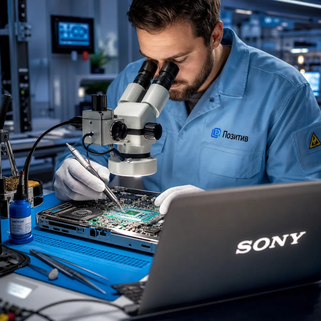 Замена видеокарты ноутбука Sony в Воткинске
