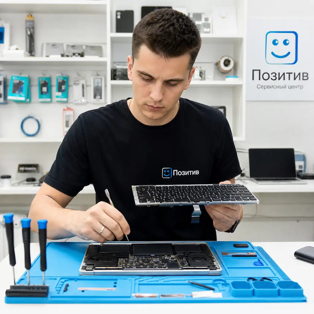 заменить клавиатуру на Apple Macbook в Воткинске