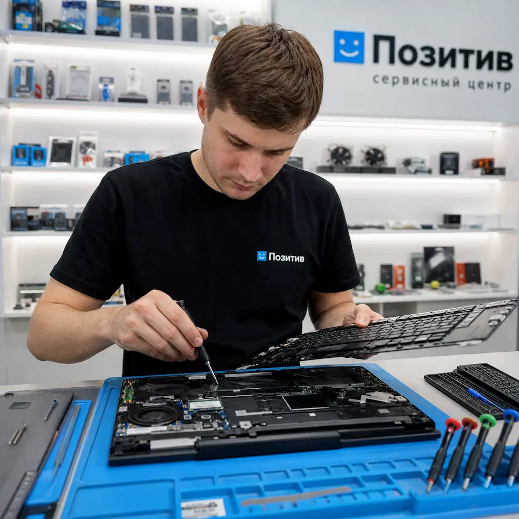 заменить клавиатуру на ноутбуке Samsung в Воткинске