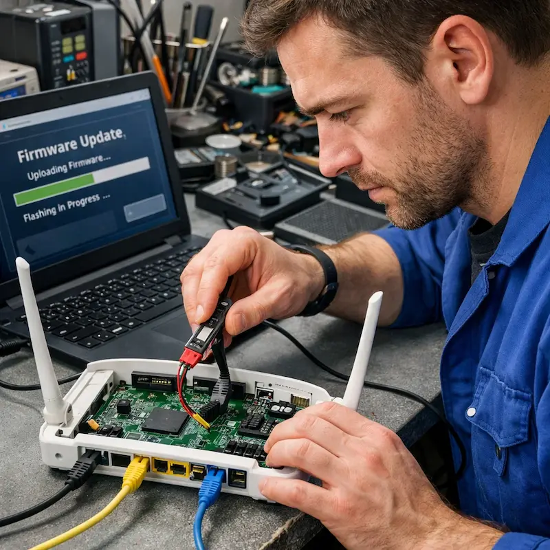 Обновление прошивки роутера в Воткинске