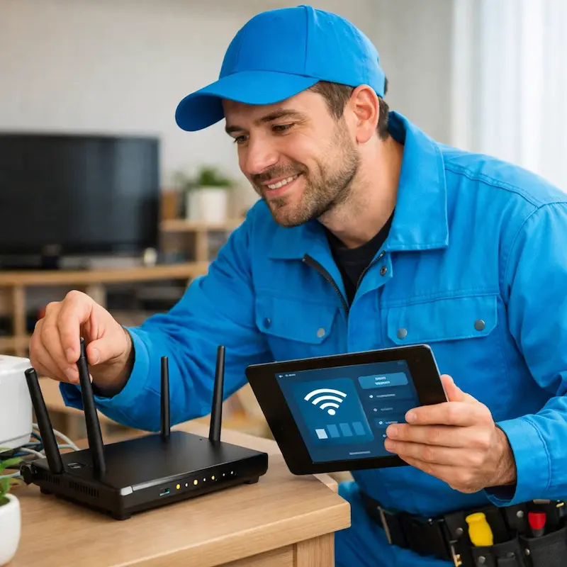 Настройка Wi-Fi для квартиры, дома и офиса в Воткинске