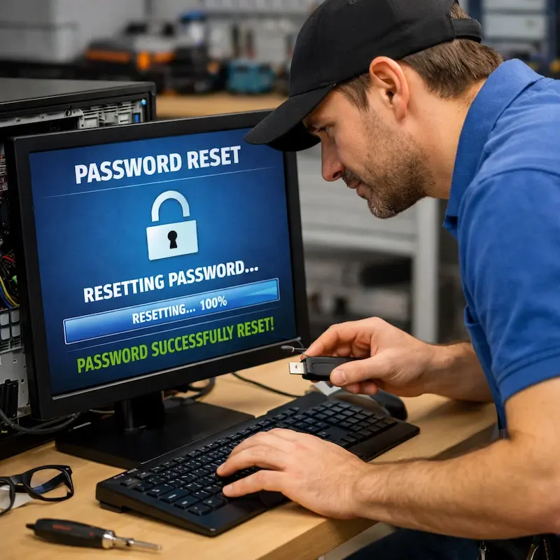 Сброс пароля от компьютера в Воткинске