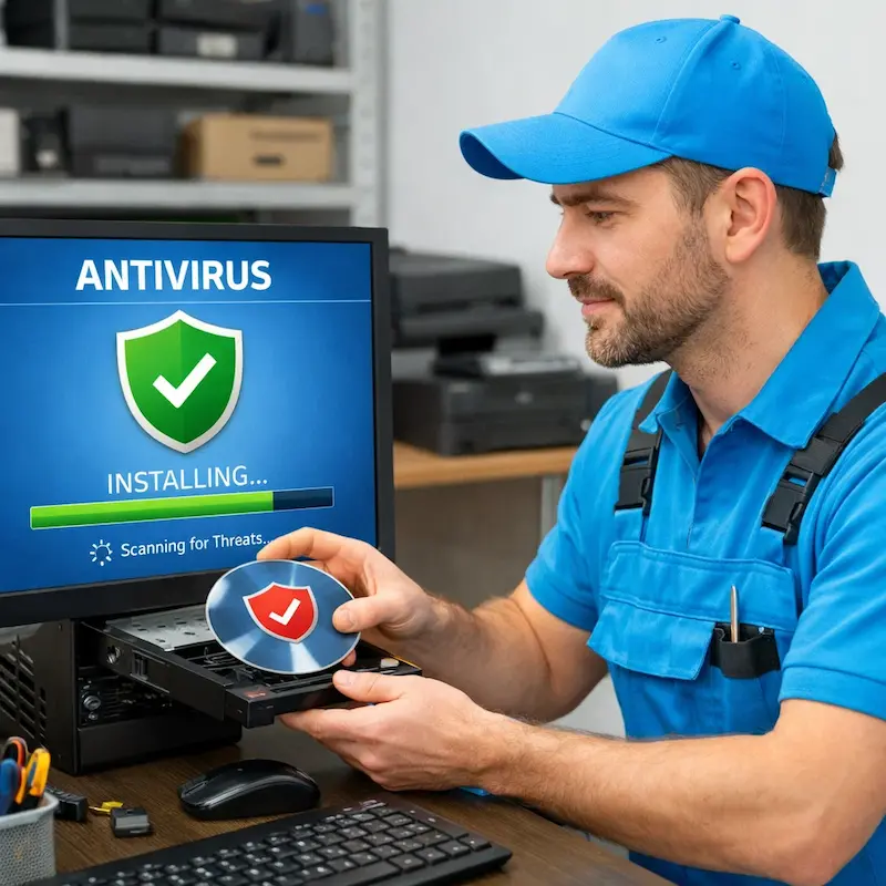 Установка антивируса в Воткинске на дому